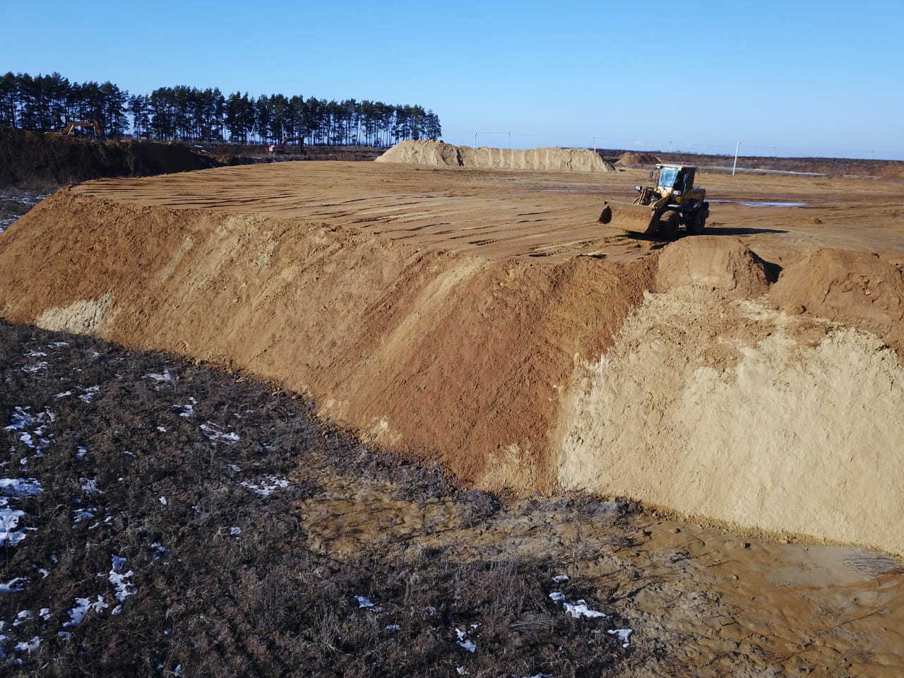 Песок карьерный с доставкой